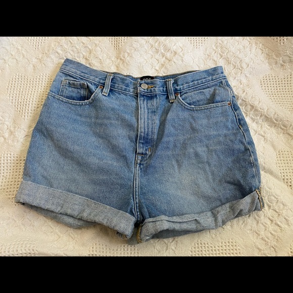 BDG Pants - BDG Mom High-Rise Denim Shorts